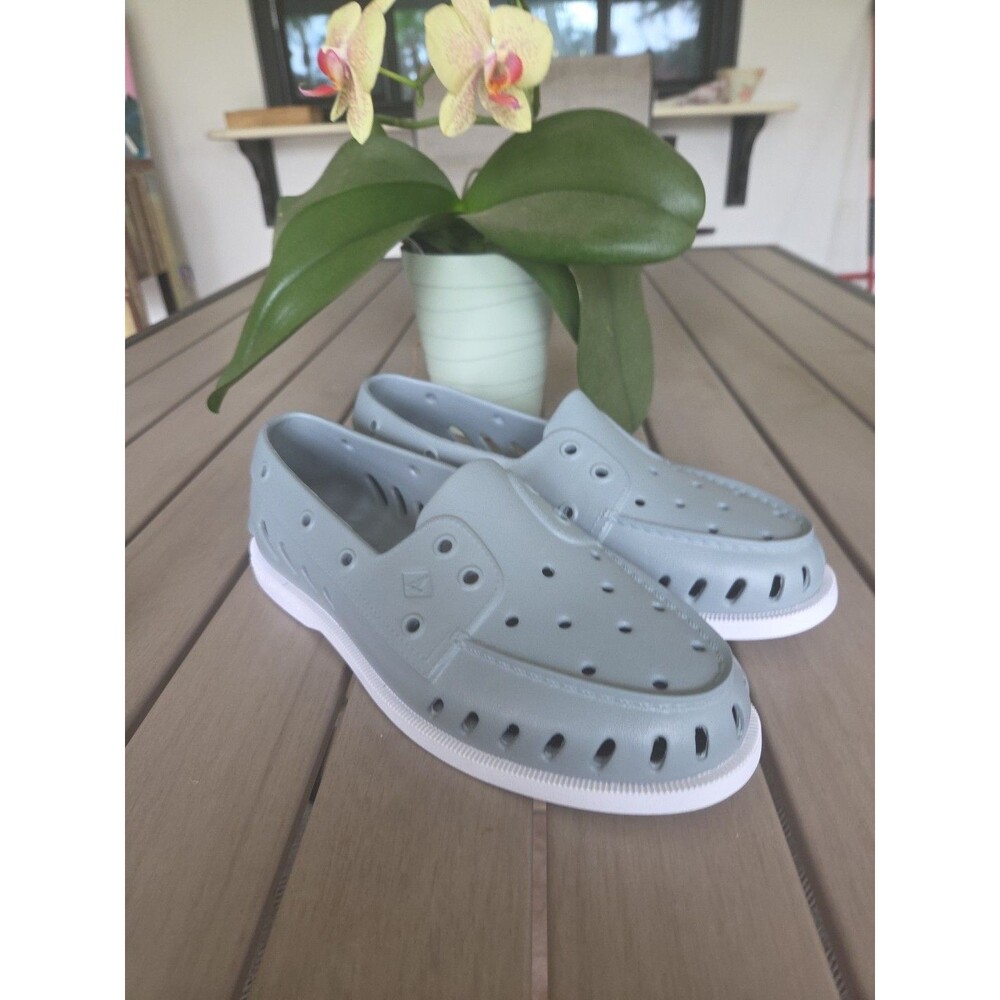 Sperry Top Slider Men's Authentic Float Boat Water shoes Grey Size 8 SB5
